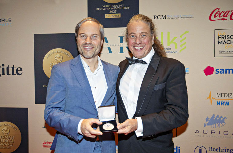 Verleihung des German Medical Award 2025 an Prof. Dr. med. MSc. Matthias Willmann und Prof. Dr. Thomas Müller