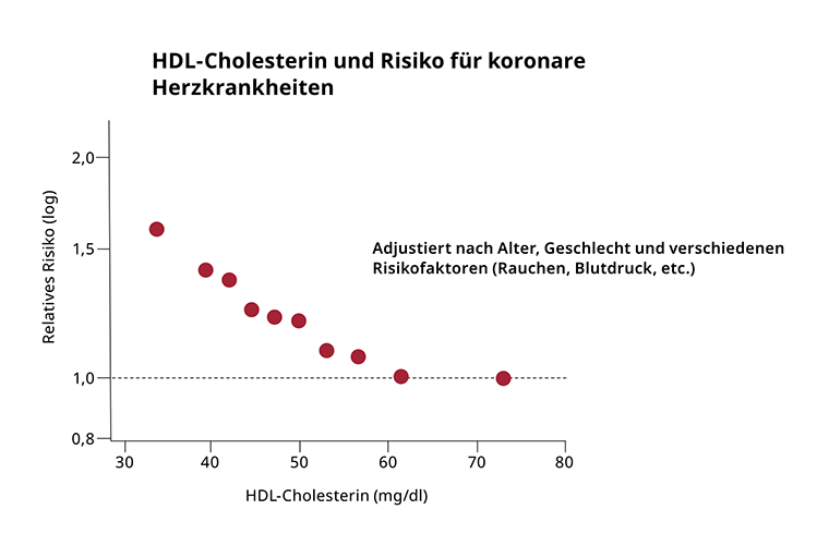 HDL-C-Konzentrationen und KHK-Risiko
